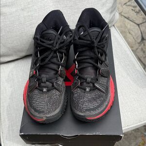 Nike Kyrie 7 Black University Red Basketball Shoes Men’s Size 6 / Women’s 7.5